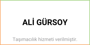 ALİ GÜRSOY